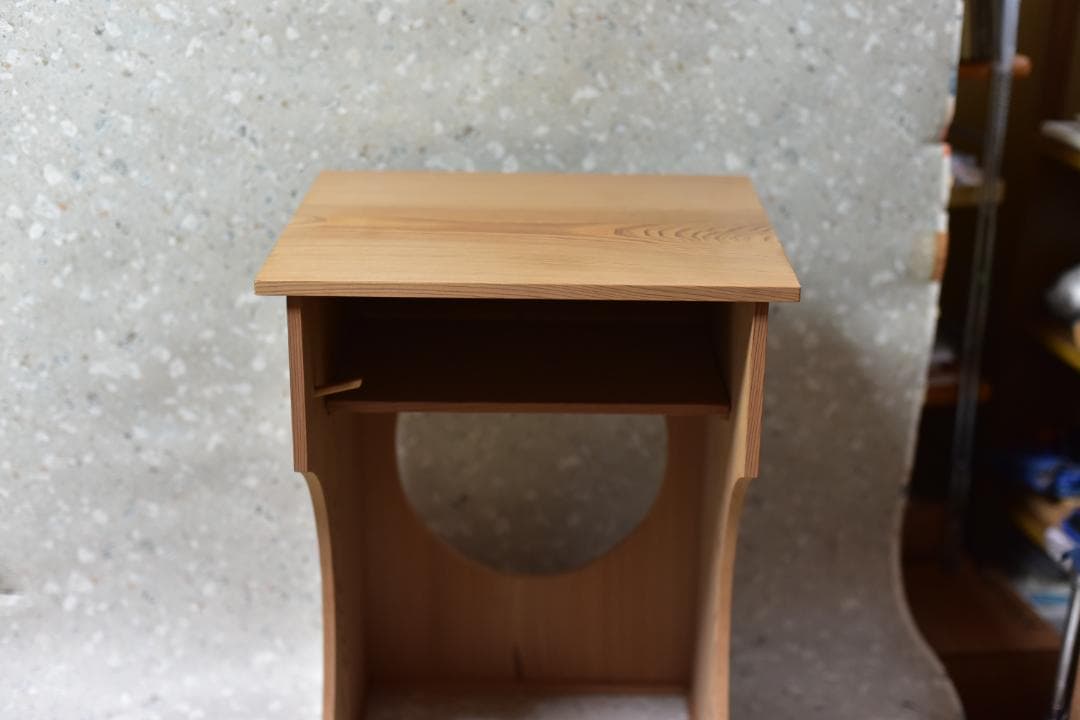 抱清棚　杉地　飾り棚　【極上品】お茶道具／共箱