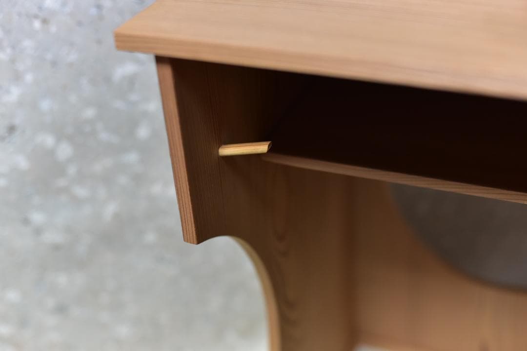 抱清棚　杉地　飾り棚　【極上品】お茶道具／共箱