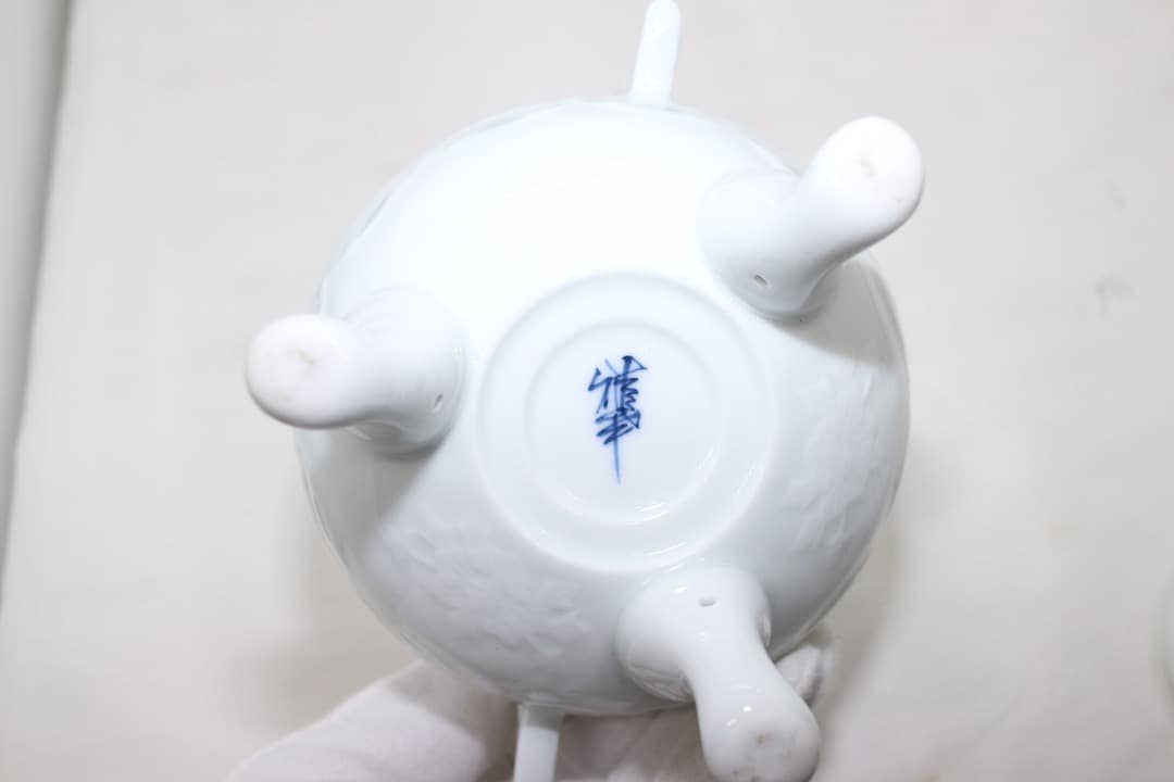 波佐見焼 ホタル焼 香炉 雅幸作 高級 手ぼり 雅幸窯 共箱有り