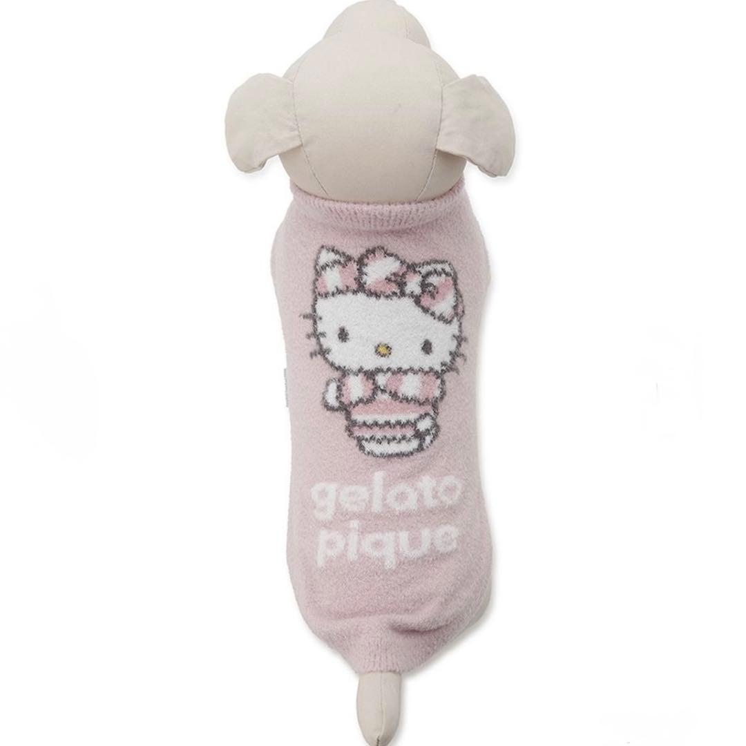 新品 ジェラートピケ サンリオ 限定コラボ ペットウェア ハローキティ Lサイズ