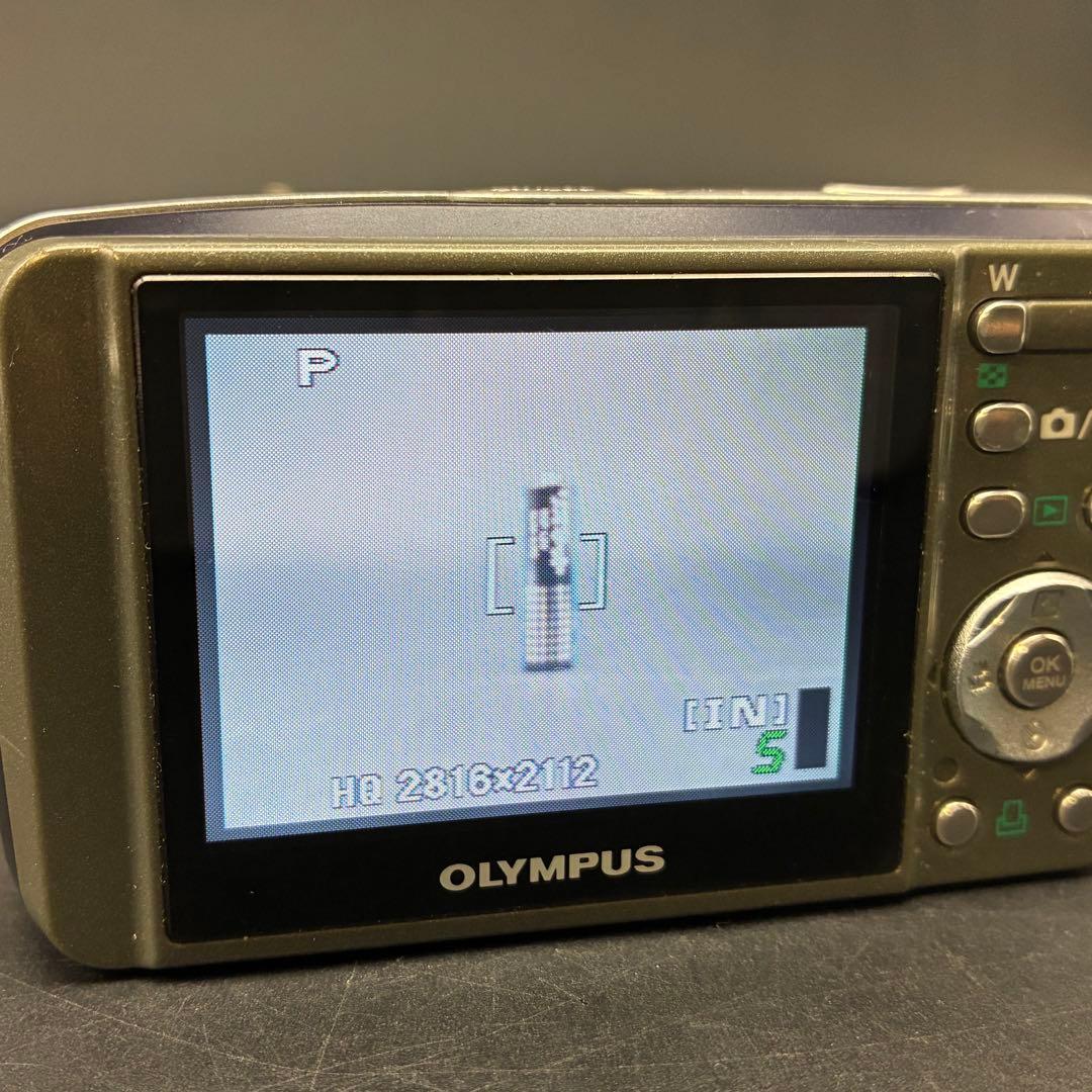 【動作確認済み】OLYMPUS μ DIGITAL 600 ネイビー デジカメ