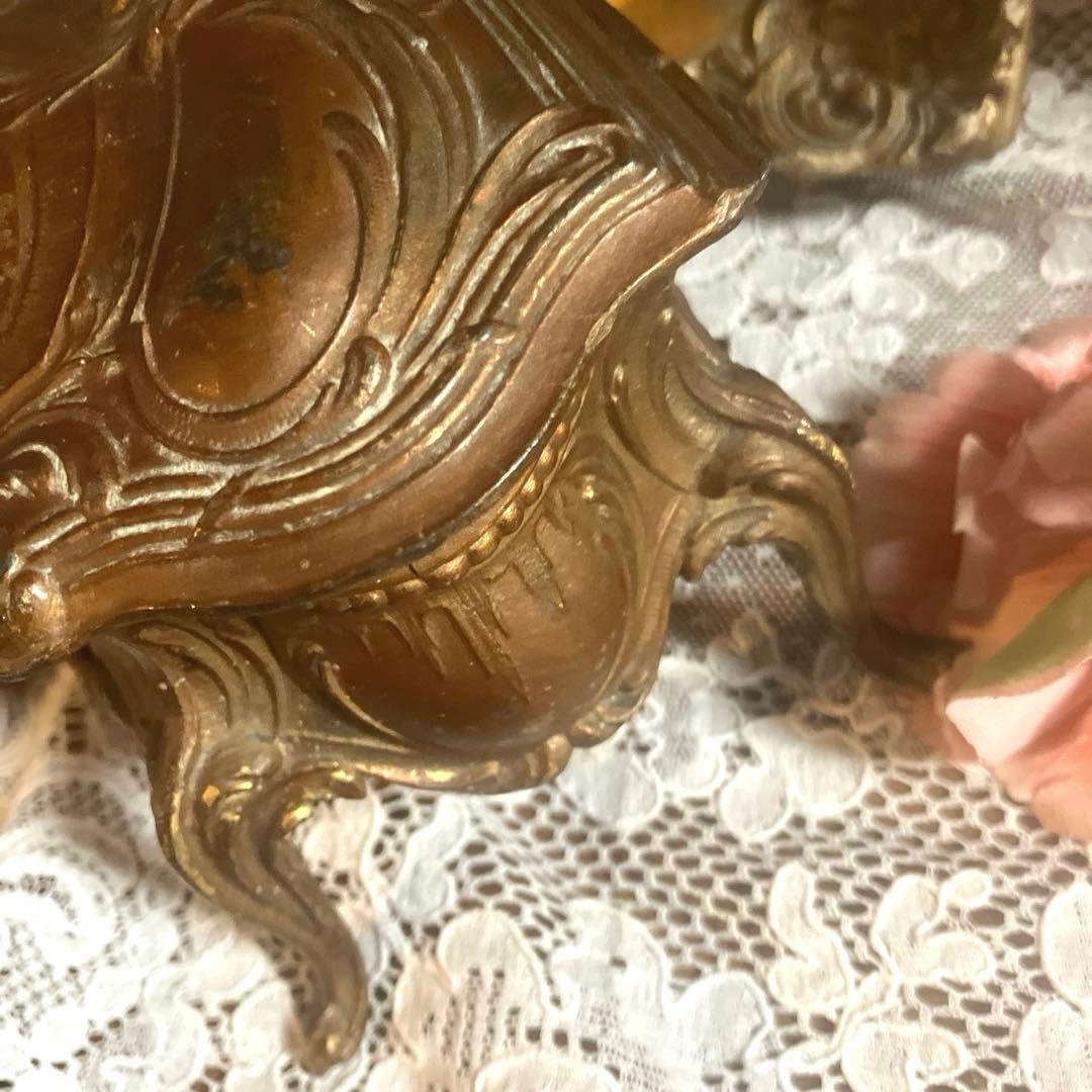 フランスアンティークジュエリーボックス　アクセサリーボックス　猫足1800年代