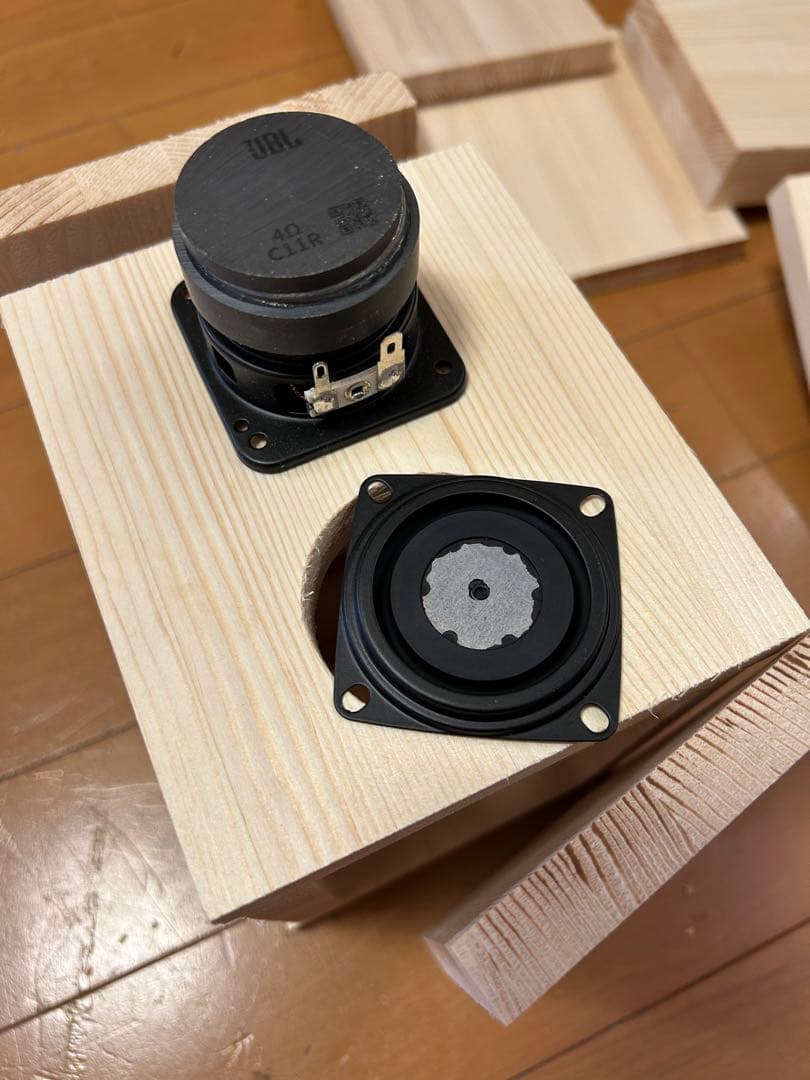 自作スピーカー フルレンジ パッシブラジエーター搭載