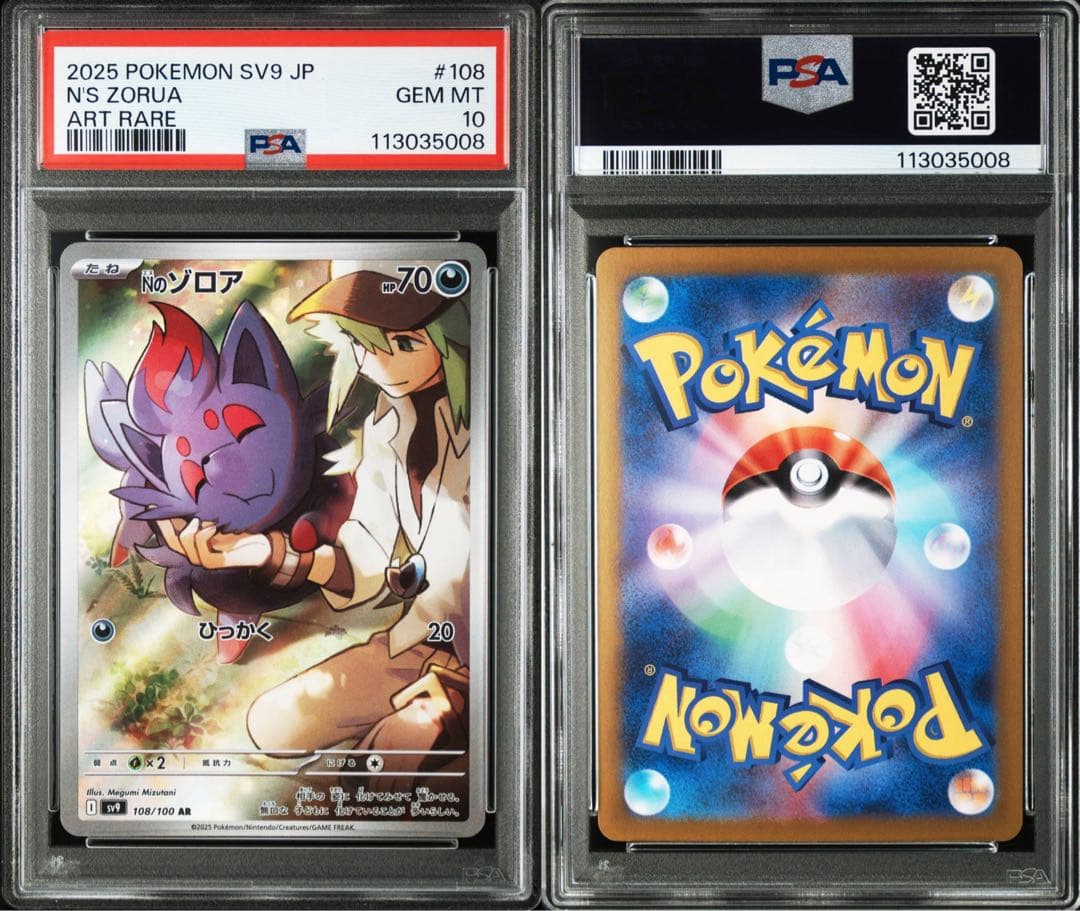 nのゾロア　psa10