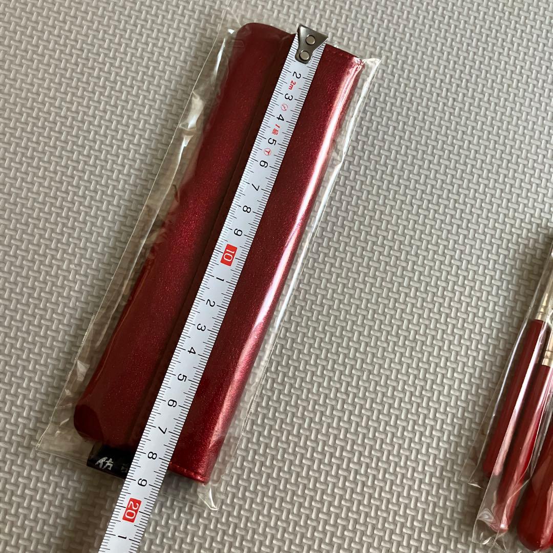 仿古堂　ほうこどう　化粧筆　化粧ブラシ　ブラシケース付き　セット売り