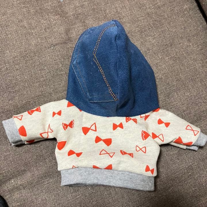 処分☆クマ巾着着せ替え用 パーカーポポちゃん服