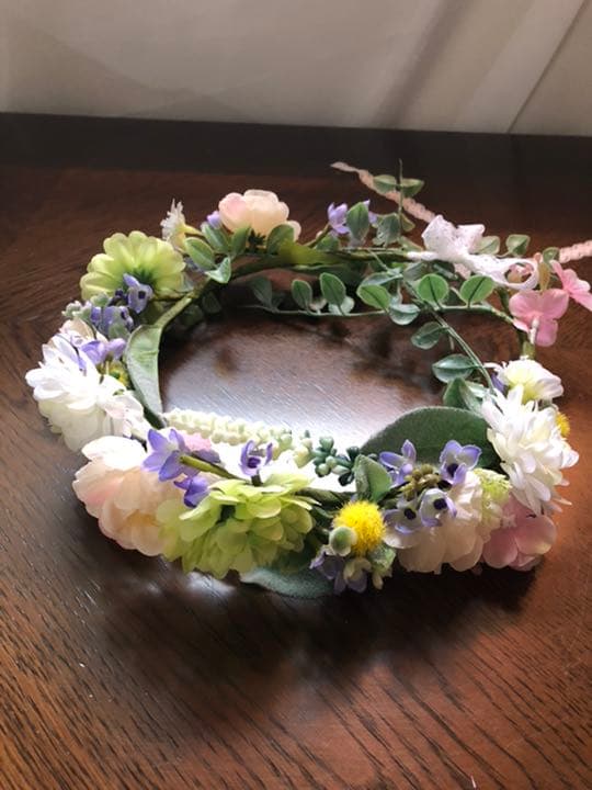 ブーケ　ブートニア　花冠　セット