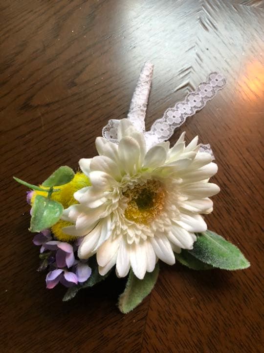 ブーケ　ブートニア　花冠　セット