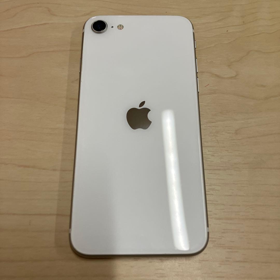 美品！Apple iPhone se2 64GB ホワイト 純正バッテリー80%