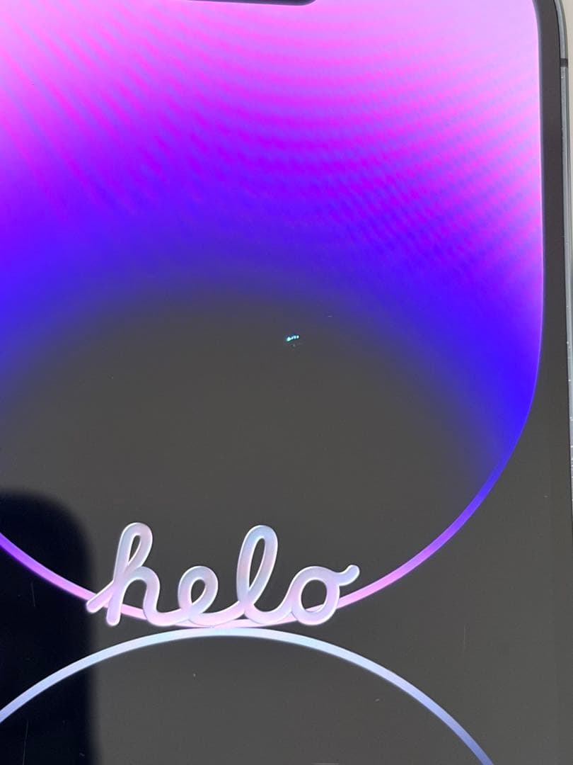 【訳あり】Apple iPhone 14 Pro ディープパープル　ケース付き