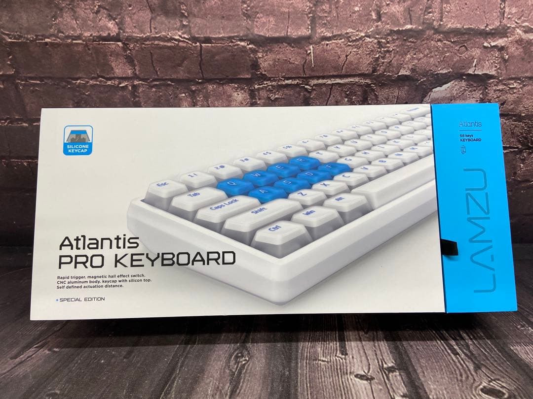 ⚫︎ キーボード　Lamzu Atlantis Pro ホワイト/ブルー