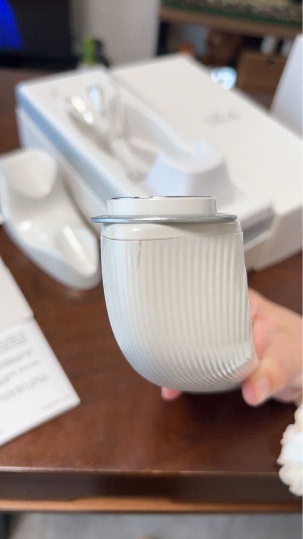 ReFa ビューティーテック　レイズ美顔器 シルバー ホワイト 保証書付き
