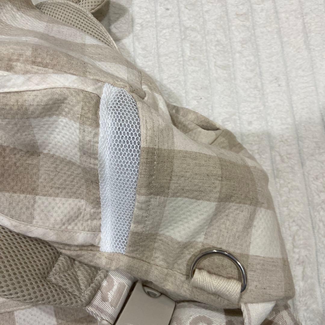 リトガト ritogato 小型犬用 ベージュチェック キャリーバッグ sサイズ