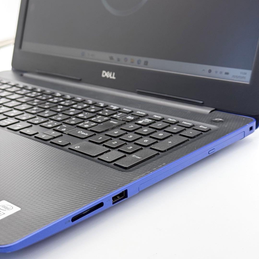 ノートパソコンDELL 高年式10世代i7 24GB 2TB 高性能 特大容量