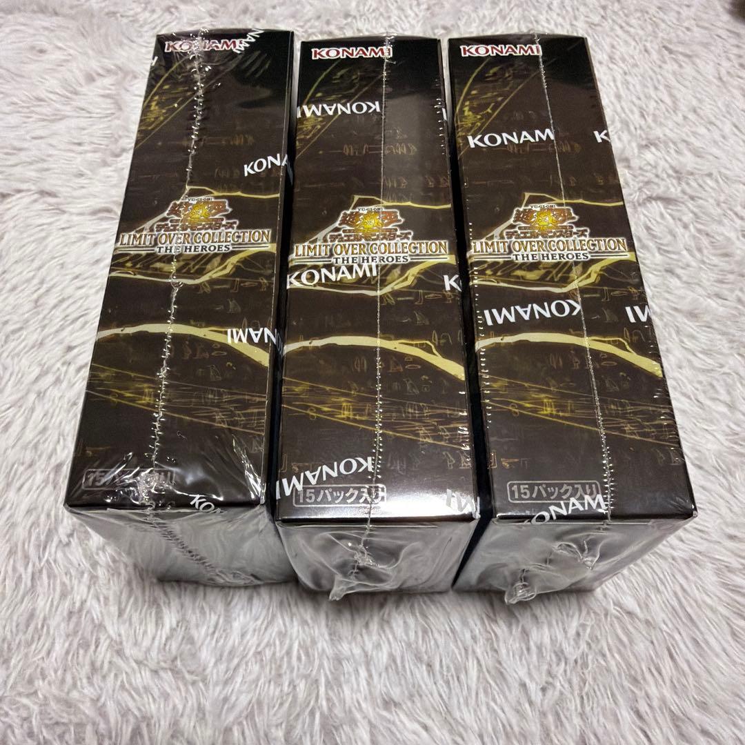 【翌日午前発送】遊戯王リミットオーバーコレクションヒーローズ 3BOX プロモ付