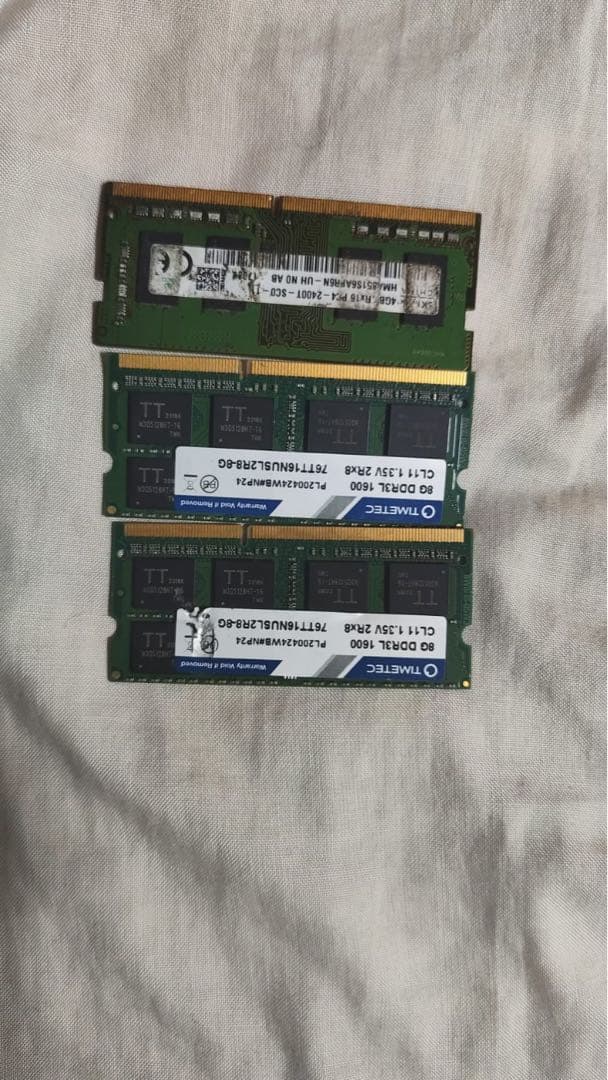 DDR3 8GB メモリ 1600MHz 2スロット