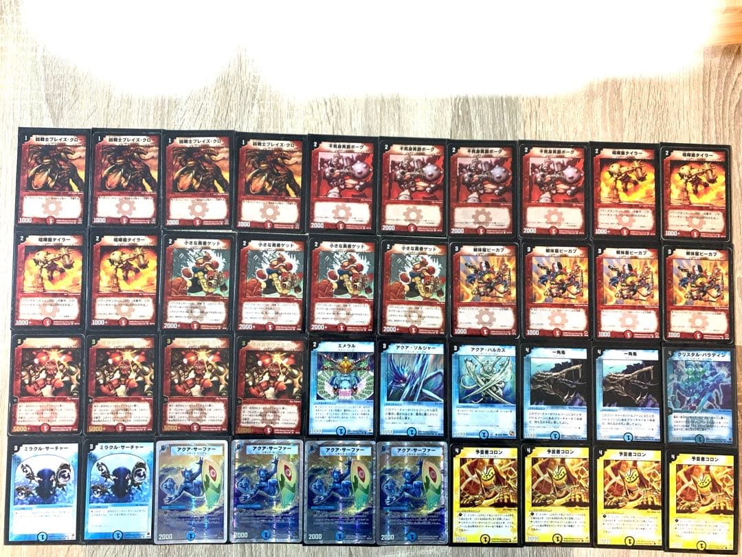 デュエマクラシック基本編　入賞デッキ　【赤青ヴァルボーグtコロン】　旧枠統一