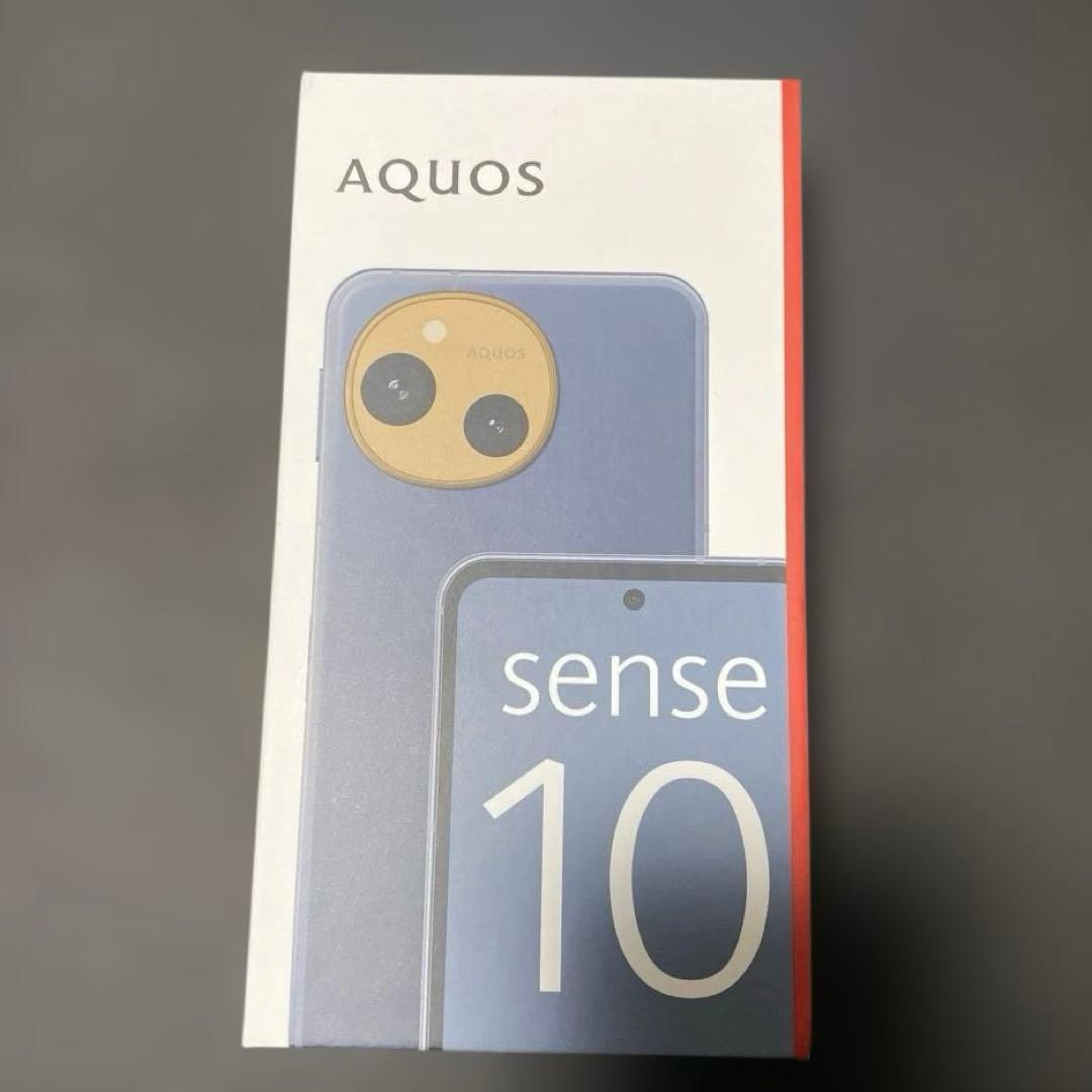 【中古】SHARP AQUOS sense10 6GB/128GB ネイビー
