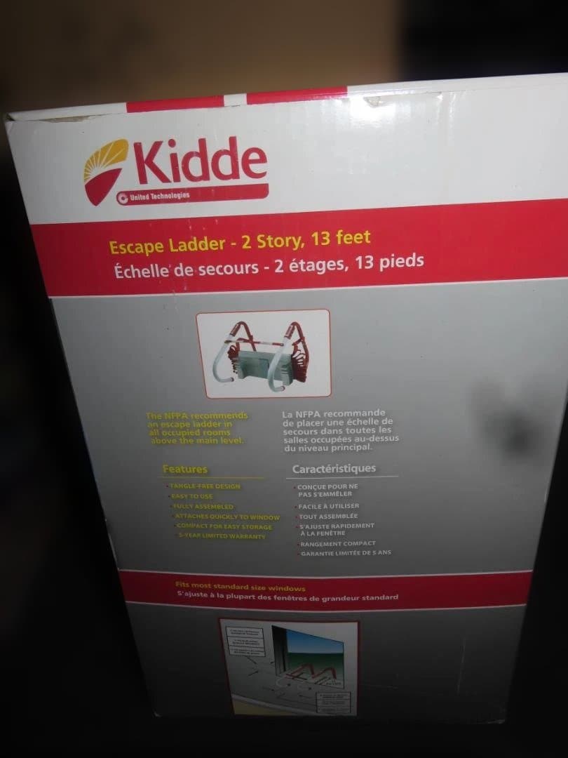 Kidde 2階建て用避難はしご 13フィート