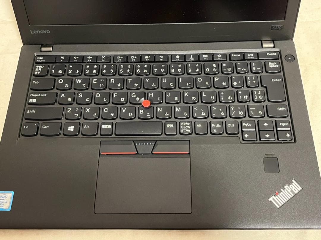 Windowsノート本体 Lenovo ThinkPad X270 i5 8GB SSD256GB