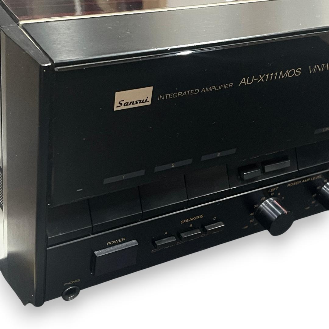 【動作確認済】Sansui AU-X111MOS プリメインアンプ