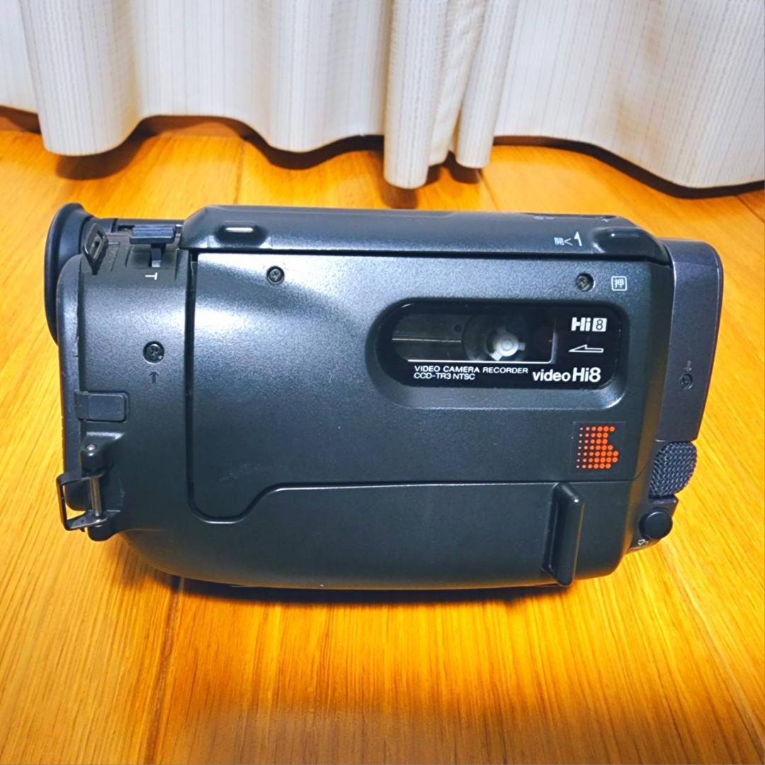 【動作確認済】 SONY Hi8 高画質 ビデオカメラ CCD-TR3 セット