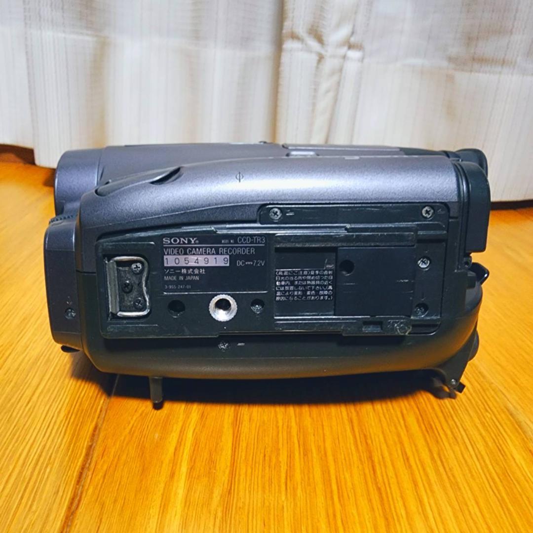 【動作確認済】 SONY Hi8 高画質 ビデオカメラ CCD-TR3 セット