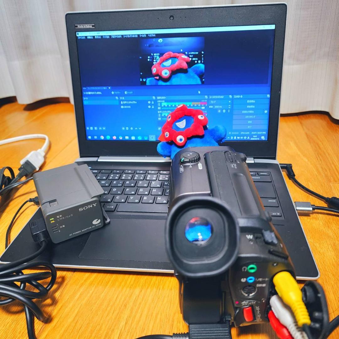 【動作確認済】 SONY Hi8 高画質 ビデオカメラ CCD-TR3 セット