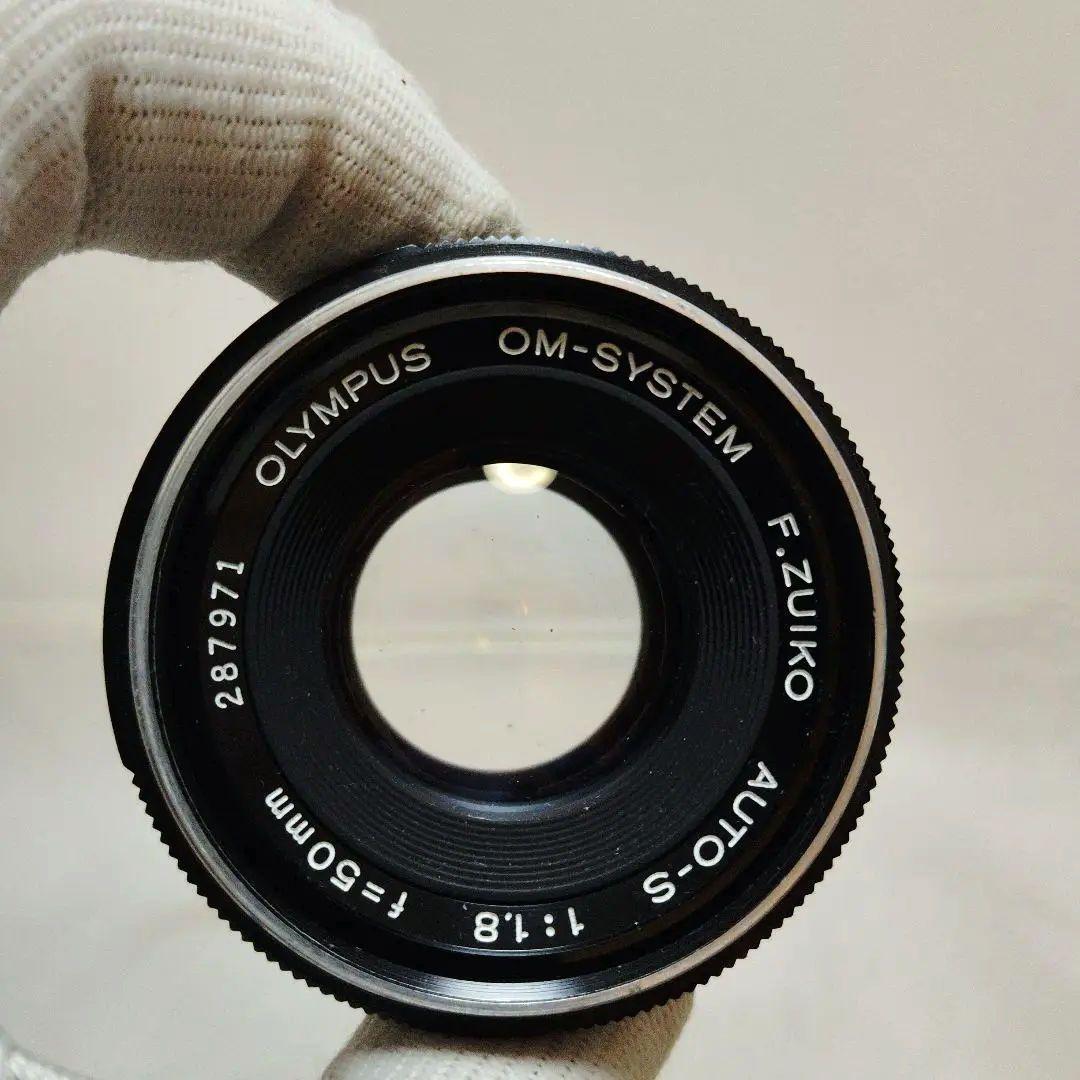 【美品】 OLYMPUSOM-2NF.ZUIKO50mmf1.8露出OK