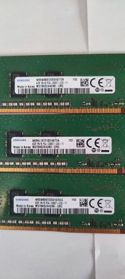 ド*ん様 【合計24GB】Samsung DDR4-2400 4GB×6枚セット