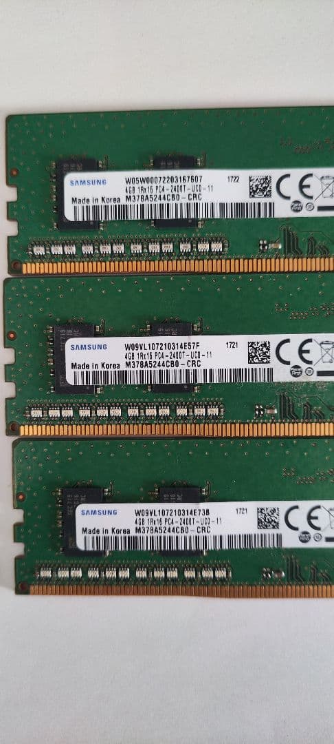 ド*ん様 【合計24GB】Samsung DDR4-2400 4GB×6枚セット