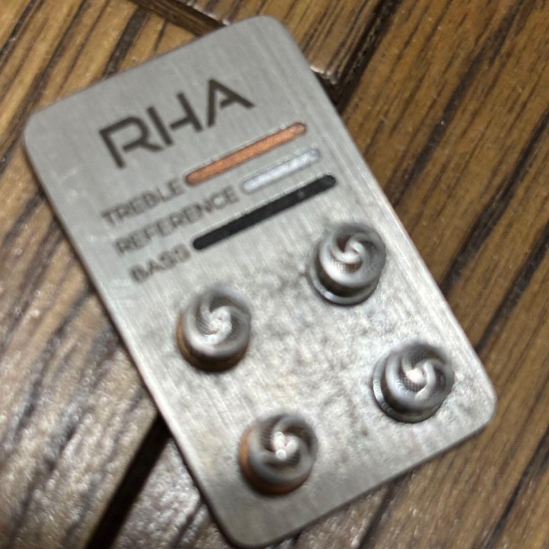 RHA T10 美品 レアモデル フィルター完備 高音質イヤホン
