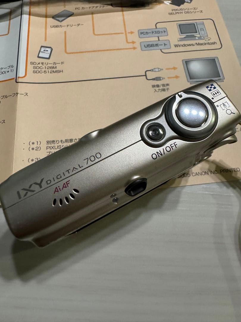 Canon IXY DIGITAL 700 ジャンク品