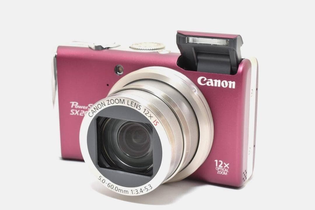 美品　Canon PowerShot SX200 IS レッド ＃A492