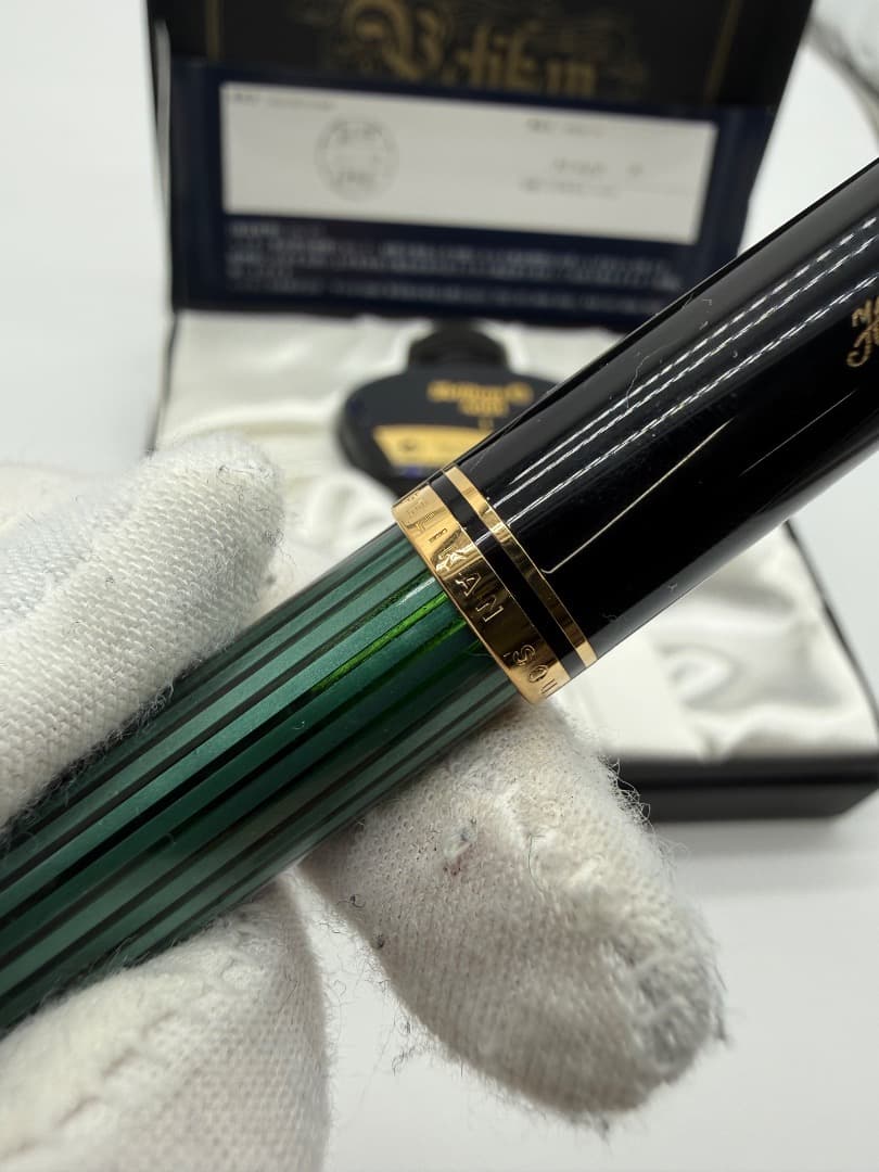 ペリカン　万年筆　14c-585 新品同様　箱/インク付き