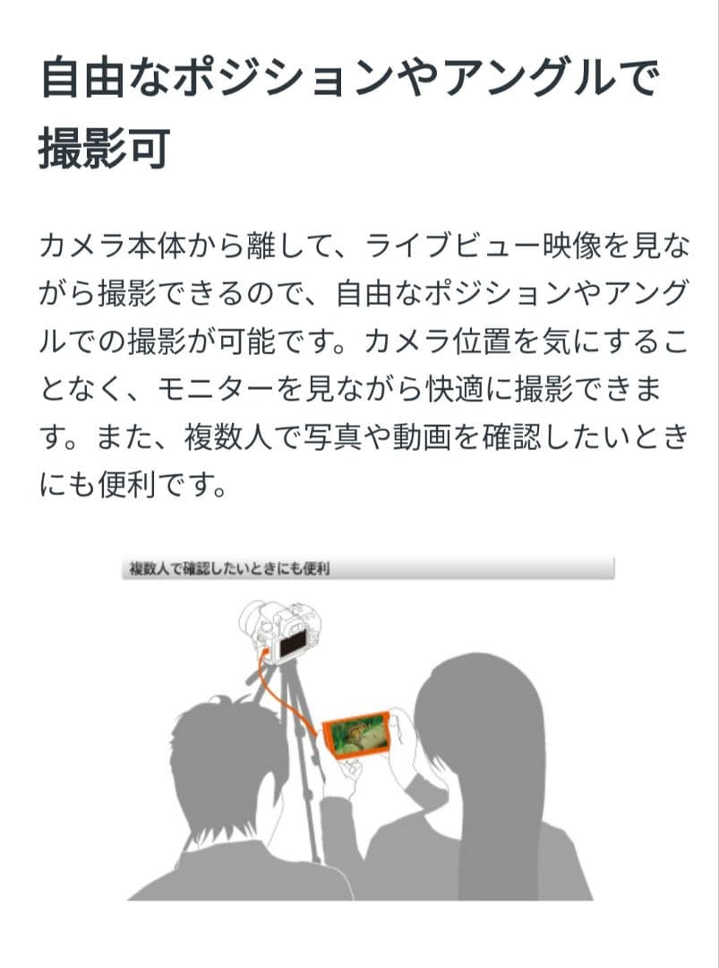 SONY ソニー クリップオンLCDモニター CLM-V55