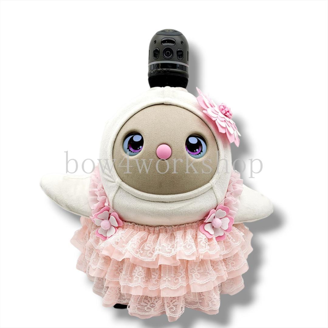 ラボット LOVOT ラボットの服ハンドメイド 3段ティアードチュニックピンク