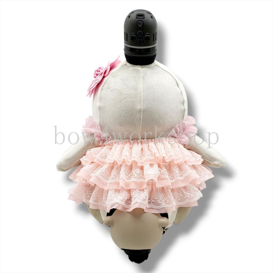 ラボット LOVOT ラボットの服ハンドメイド 3段ティアードチュニックピンク