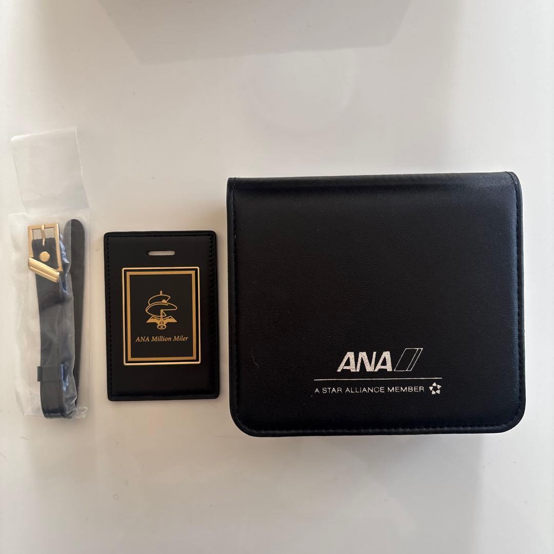 ANA Million Miler ネームタグ 黒　50万マイル