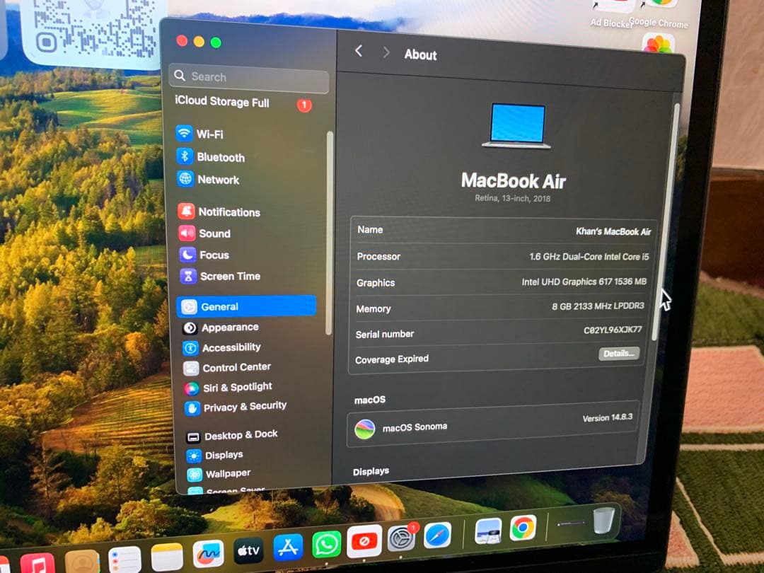 N*H様 Apple MacBook Air 13インチ シルバー