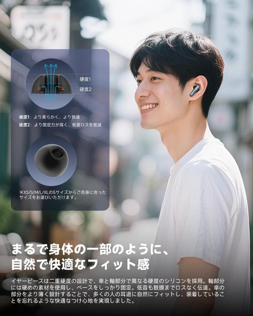 【新品未開封】EarFun Air Pro 4i ワイヤレスイヤホン ノイキャン