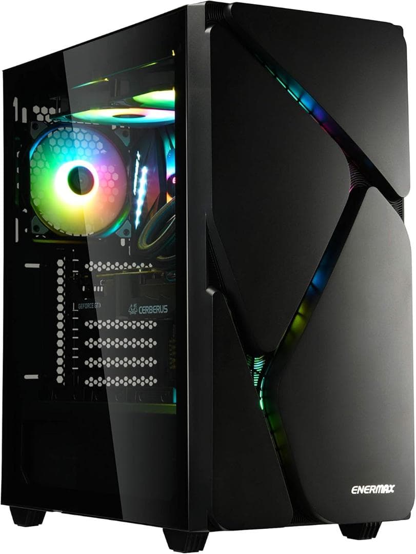 限定値下げ ENERMAX MS30 RGBミドルタワー型PCケース ブラック