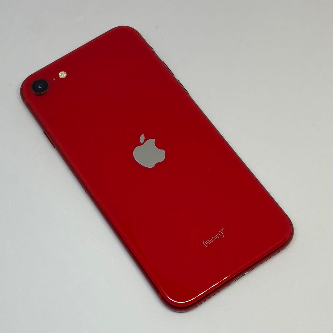 M75【電池新品　100％表示】iPhone SE2　128GB レッド