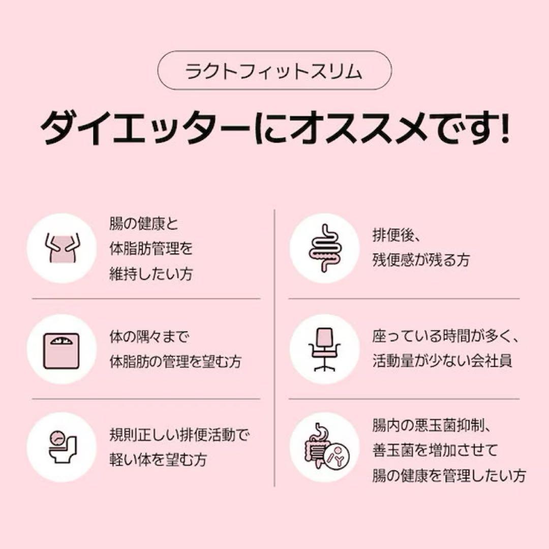 ラクトフィットスリム (60包)×2箱 120包 約2ヶ月分