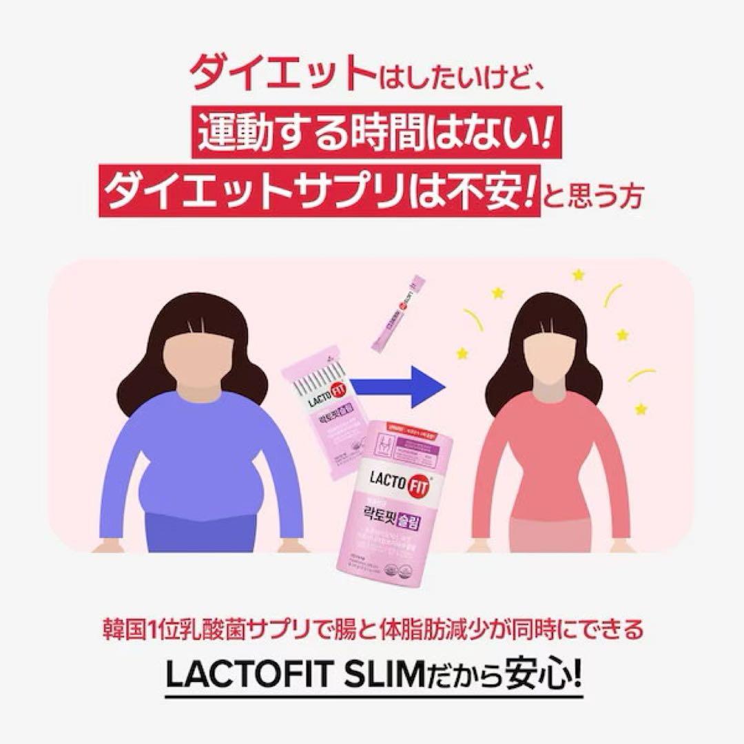 ラクトフィットスリム (60包)×2箱 120包 約2ヶ月分