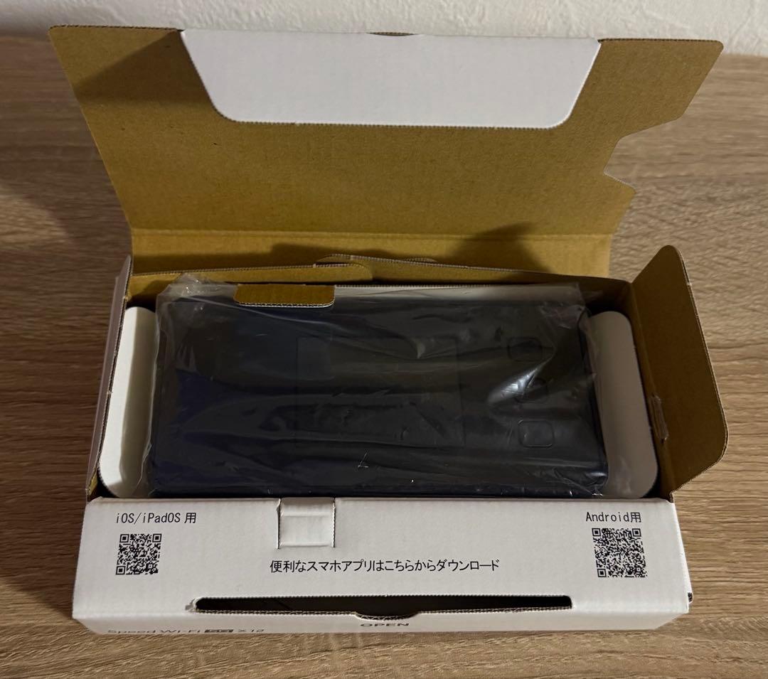 NEC Speed Wi-Fi 5G X12 シャドーブラック 本体