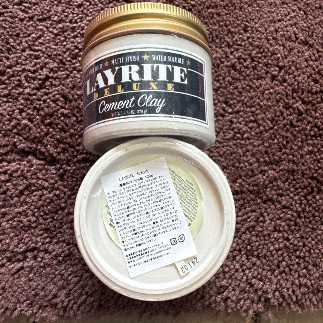 LAYRITE Cement Clay 120g 水性ポマード定価¥7260