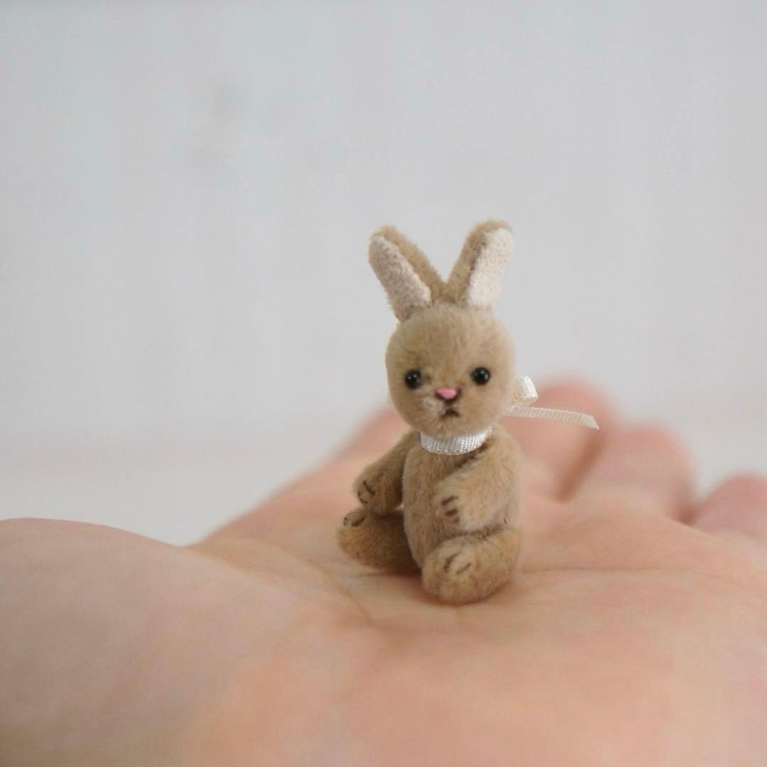 4cm ミニミニウサギちゃん(カフェオレ)