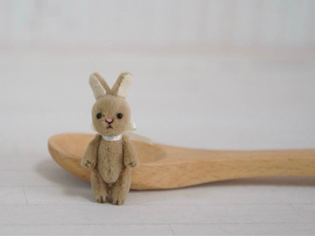 4cm ミニミニウサギちゃん(カフェオレ)