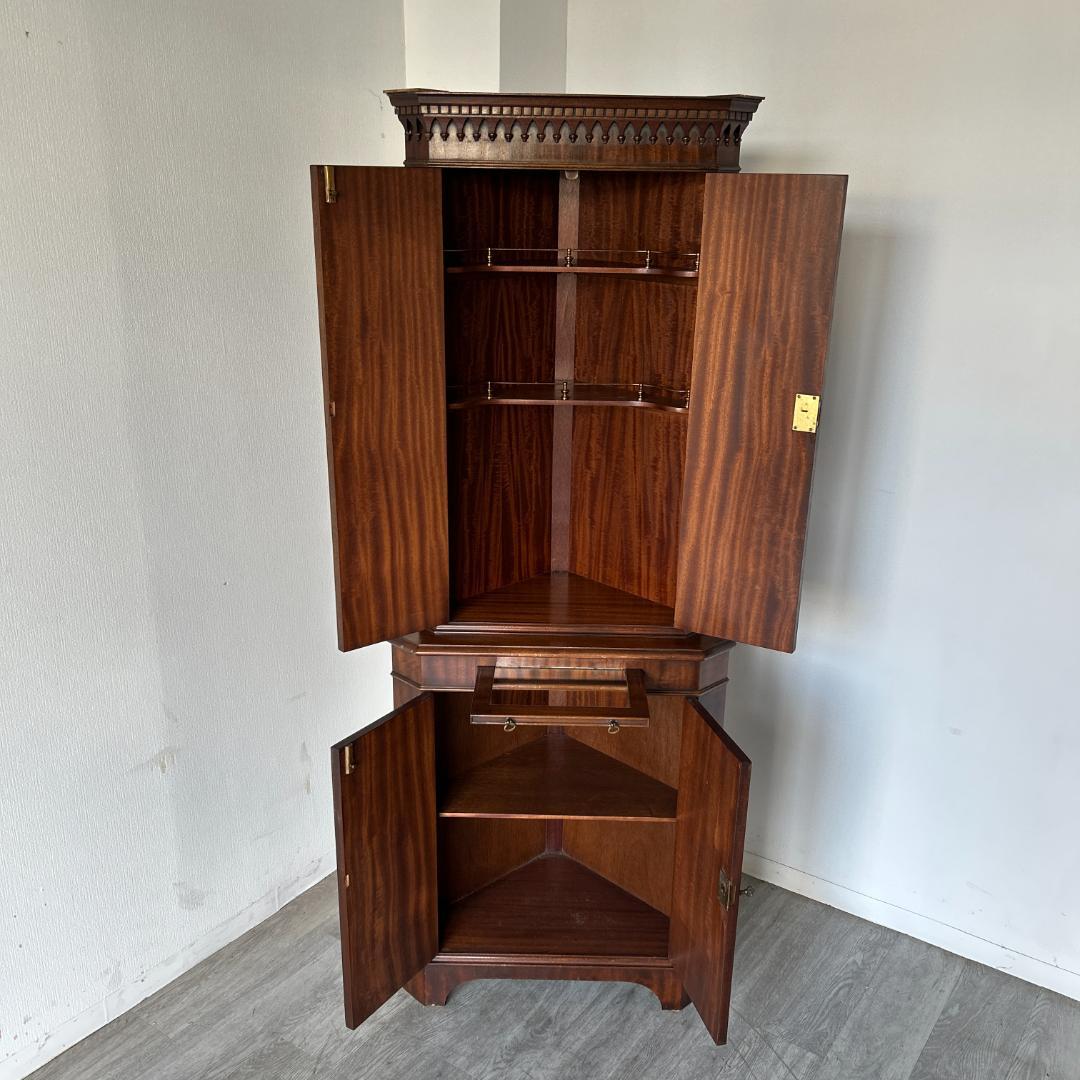 イギリス アンティーク家具 コーナーキャビネット 1930年頃 963A
